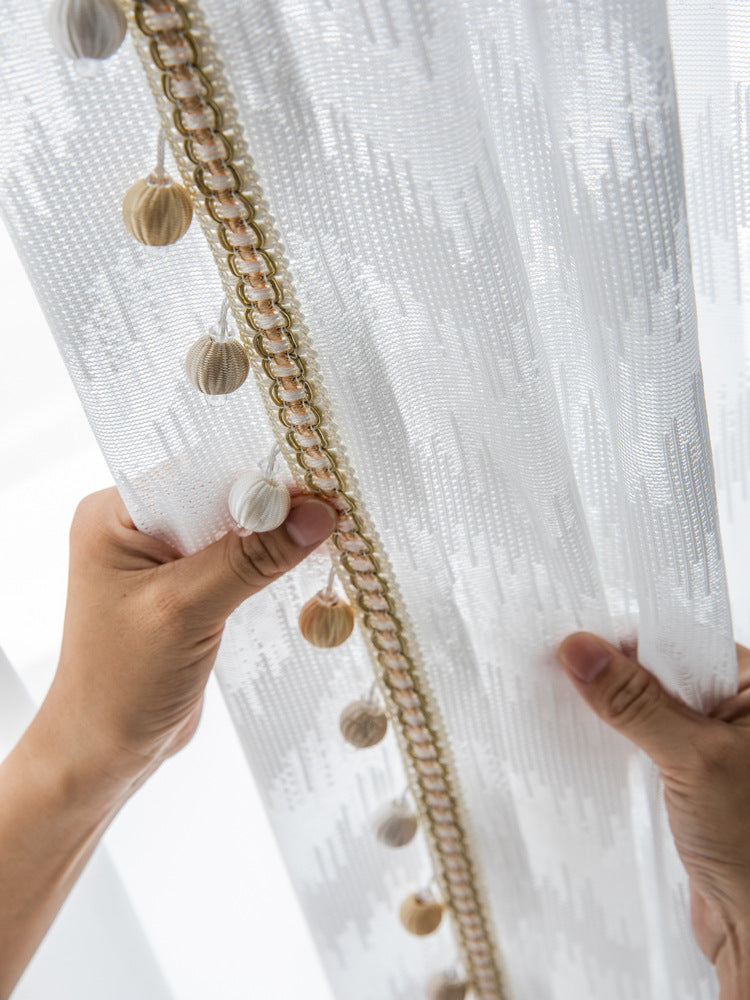 Solid Color Bedroom Curtain