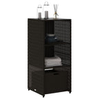 Poly Rattan Garden Storage Shed 50cm