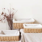 Rattan Desktop Tidy & Storage Basket