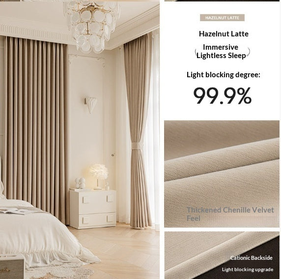 Master Blinds Curtains Chenille French Style Luxe