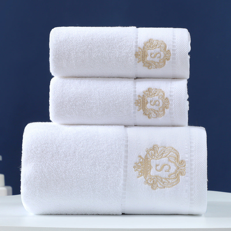 Pure Cotton Towels Three Piece With Hand