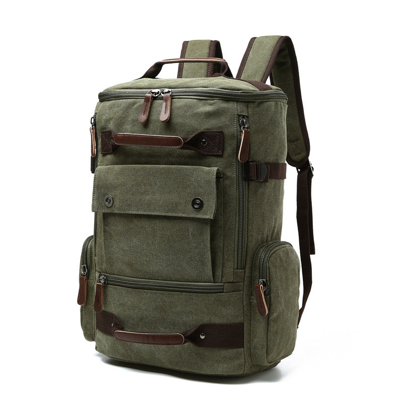Men's Vintage Canvas Travel Backpack