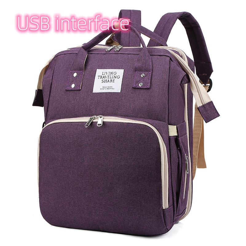 Backpack Large Capacity Multifunctional Foldable Mother Backpack