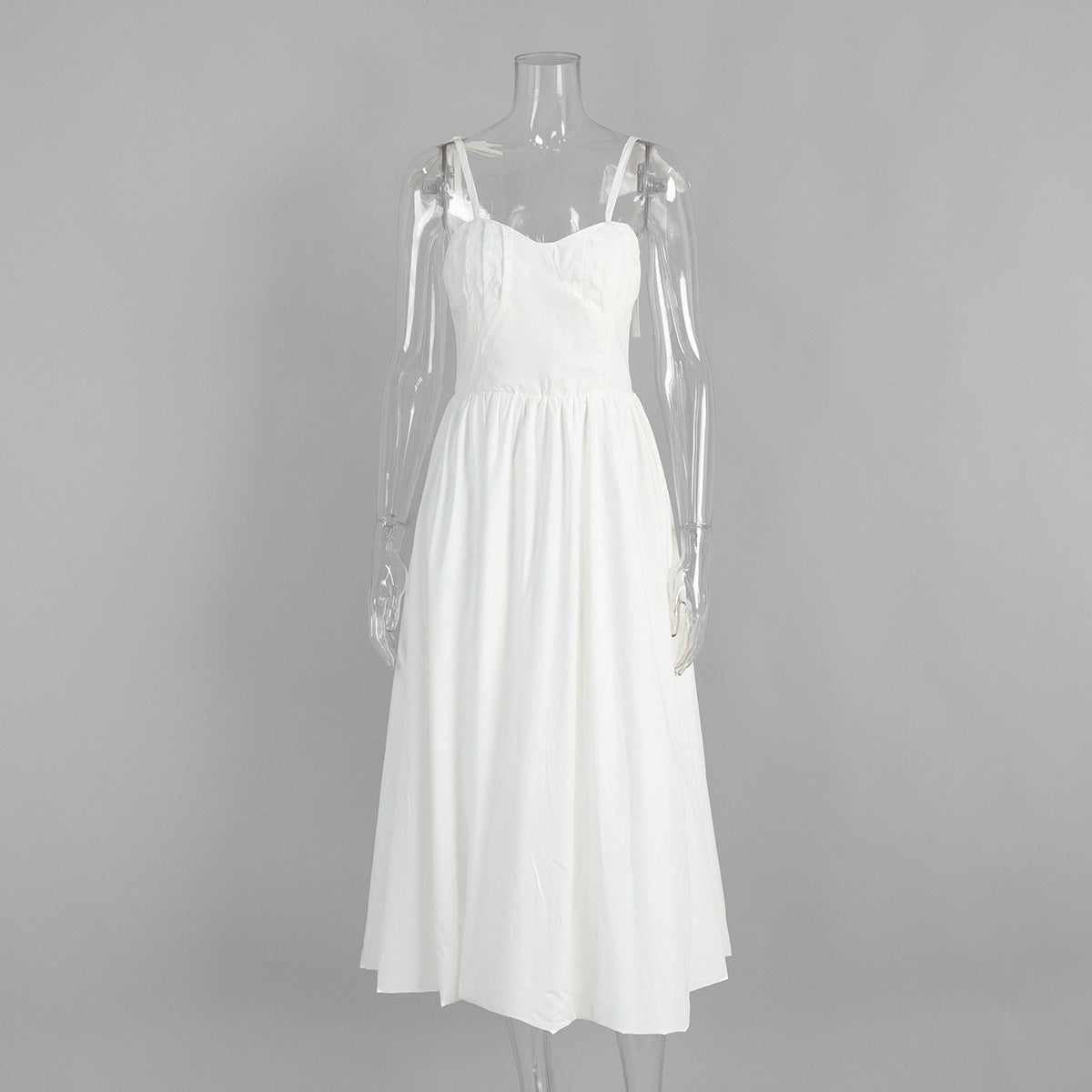 Fitted Waist Bubble Cotton Womens Skirt