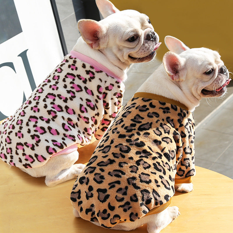 Pet Clothespuppy Autumn And Winter Warm Pajamas