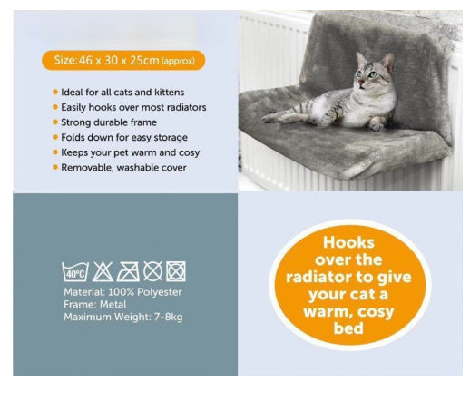 Iron Frame Cat Bed Cat Hammock Radiator