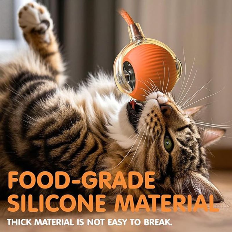 Cat Interactive Ball Toys Automatic Rolling Ball