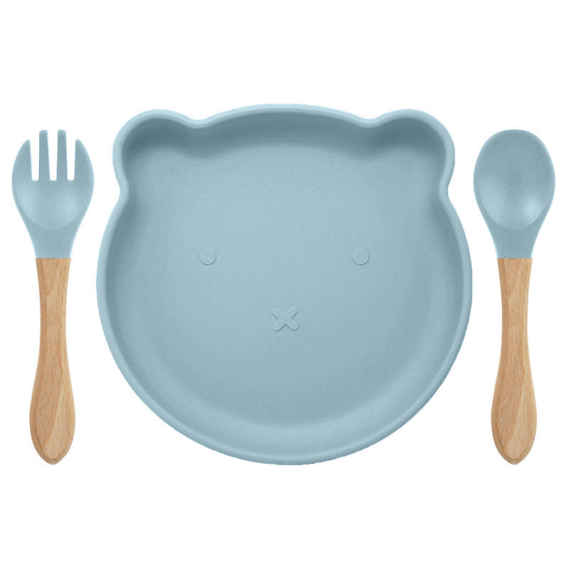 Baby Silicone Spork & Tableware Set
