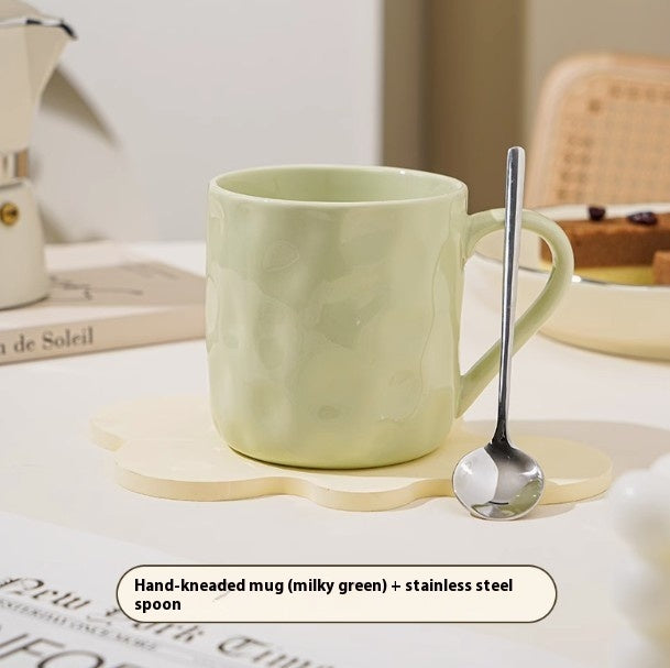 Oat Ceramic Couple Water Cup Set