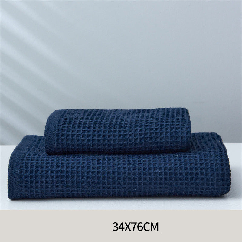 Pure Cotton Japanese Style Absorbent Household Honeycomb