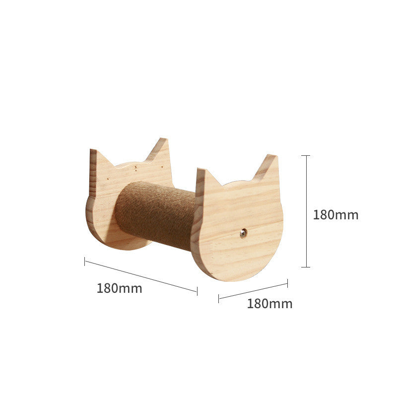 Pet Cat Climbing Frame Wall Type Solid