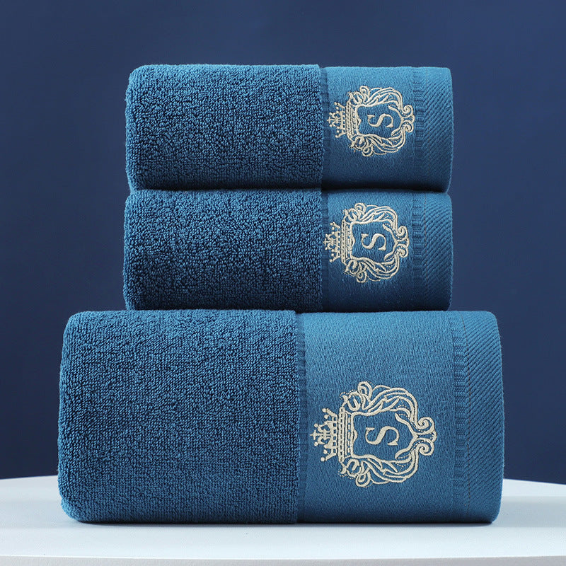 Pure Cotton Towels Three Piece With Hand