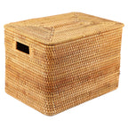 Handmade Vietnamese Rattan Storage Basket