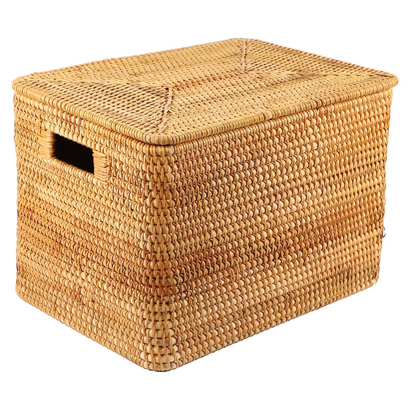 Handmade Vietnamese Rattan Storage Basket