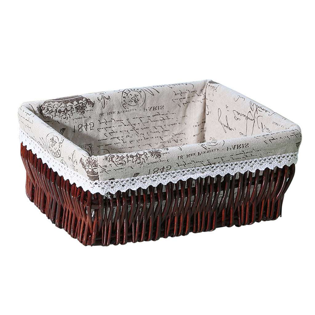Willow & Rattan Kitchen Storage Basket