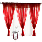 Transparent Glass Mesh Curtain