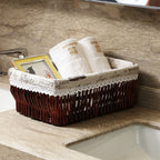 Willow & Rattan Kitchen Storage Basket