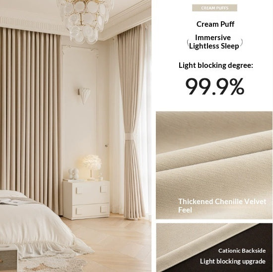 Master Blinds Curtains Chenille French Style Luxe