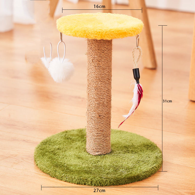 Cat Scratcher Sisal Vertical Durable Non Dandruff