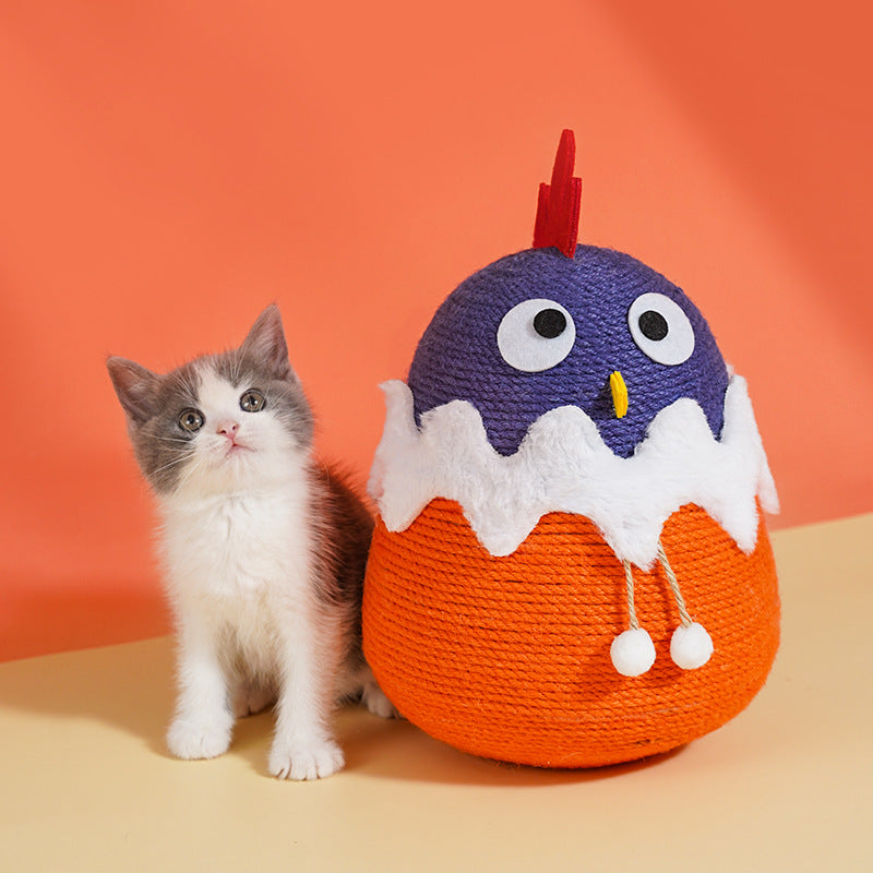 The Tumbler Pet Cat Catches Ball And