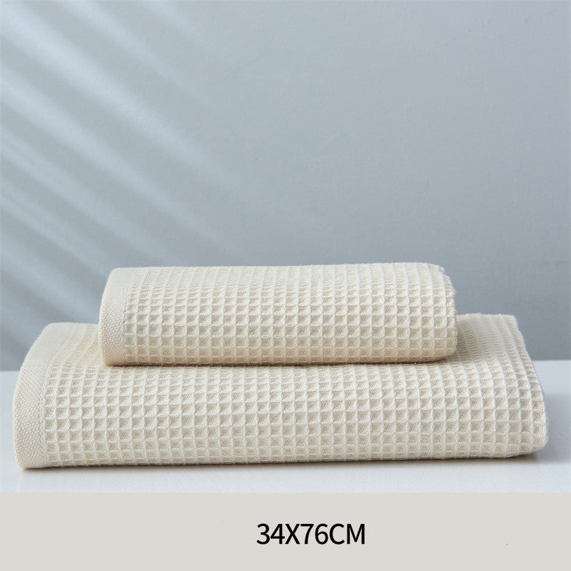 Pure Cotton Japanese Style Absorbent Household Honeycomb
