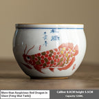 Retro Year of the Fish Ceramic Tea Cup