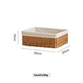 Rattan Desktop Tidy & Storage Basket