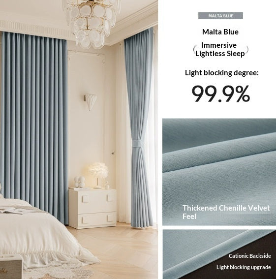 Master Blinds Curtains Chenille French Style Luxe