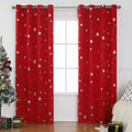 Short Hole Free Snowflake Shade Cloth Curtain