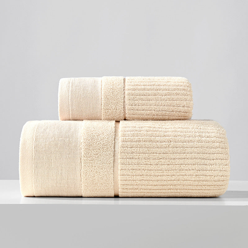 Pure Cotton Towels Three Piece With Hand