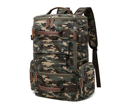 Men's Vintage Canvas Travel Backpack
