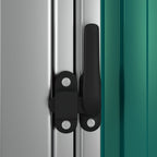 Galvanised Steel Garden Shed 118.5 x 97 x 209.5cm