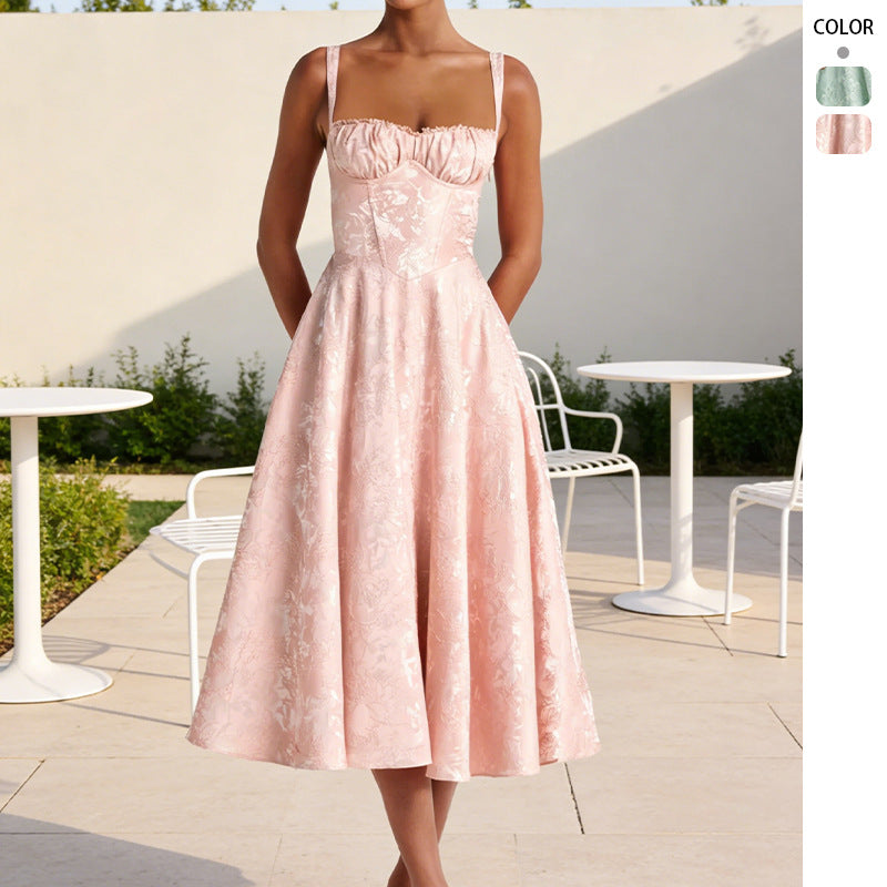 Strap Back Soft Style Dress Womens Backless