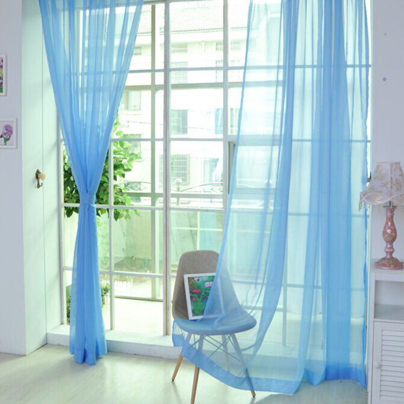 Transparent Glass Mesh Curtain