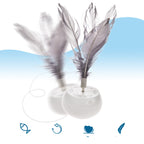 Pet Tumbler Feather Cat Teaser From Hi