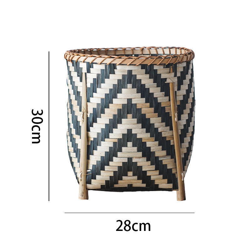 Handmade High-End Woven Bamboo Basket