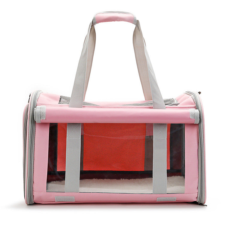 Outdoor Portable Pet Bag Transparent Breathable Foldable