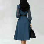 Korean Casual Spring Womens Denim Dress