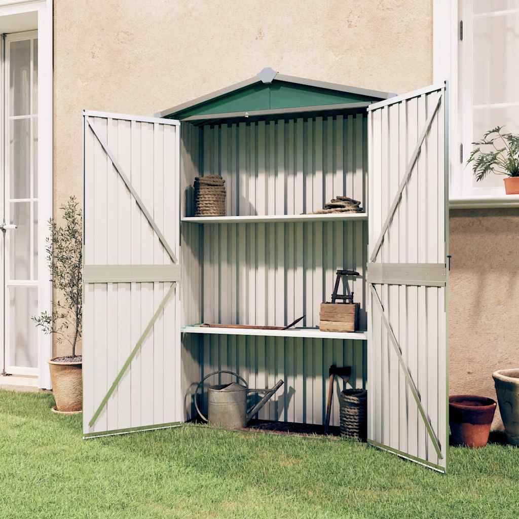 Galvanised Steel Garden Shed 116cm