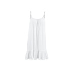 Short Ruffled Nightdress Womens Loungewear