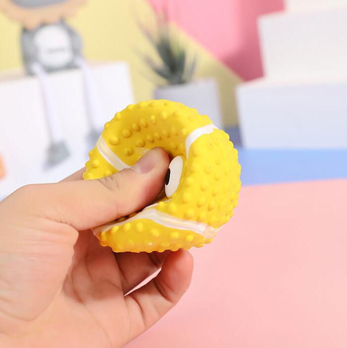 Teeth Cleaning Pet Latex Ball Sounding Dog