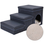 Cat Kennel Cage Multifunctional Dog Stairs Upper