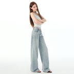 Women's Loose Slimming Chic Wide Leg Jeans