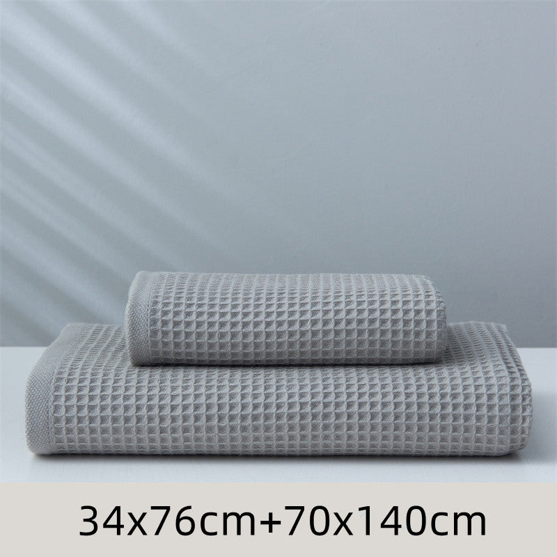 Pure Cotton Japanese Style Absorbent Household Honeycomb