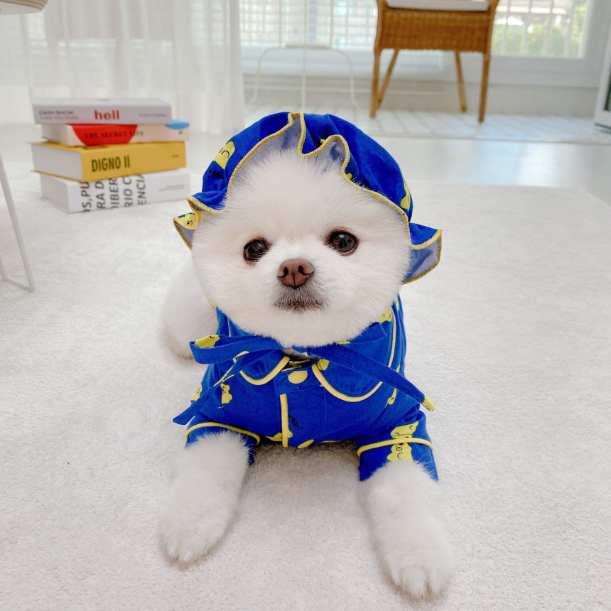 Korean Spring Cute Candy Bear Hat Pajama