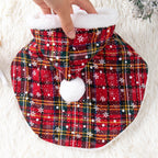 Cat Christmas Cape Hat Plush Shawl