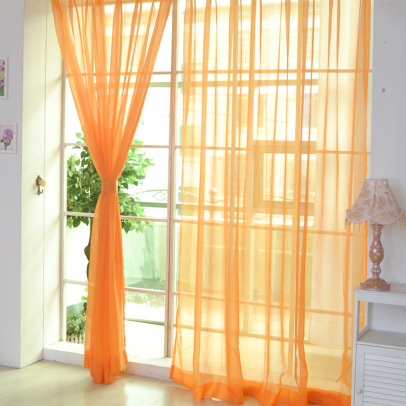 Transparent Glass Mesh Curtain