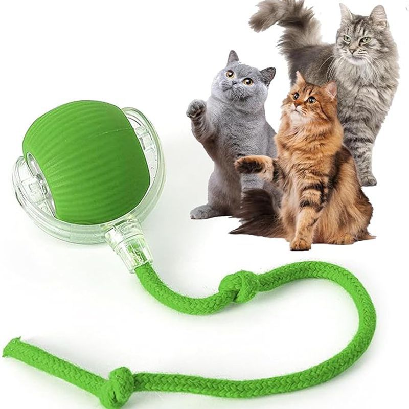 Cat Interactive Ball Toys Automatic Rolling Ball