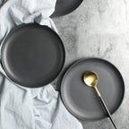 Nordic Ceramic Rice Bowl & Deep Steak Plate