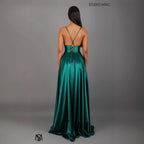 Women's Strap Solid Color V-Neck Dress